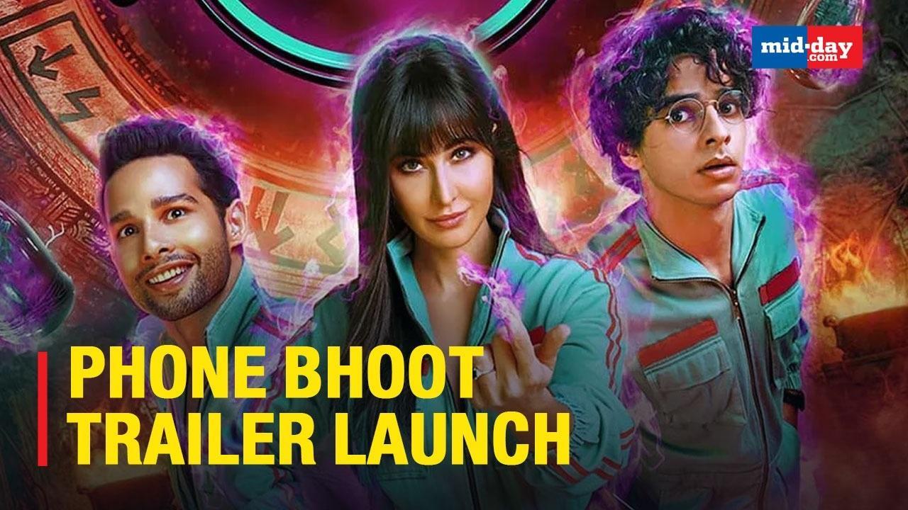 Katrina Kaif, Farhan Akhtar & Siddhant Chaturvedi Grand Entry At Phone Bhoot